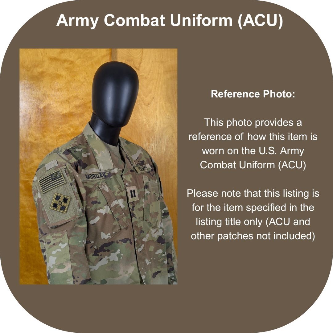 Reverse American Flag Patch; Subdued Coyote Brown OCP; Army Combat Uniform (ACU)