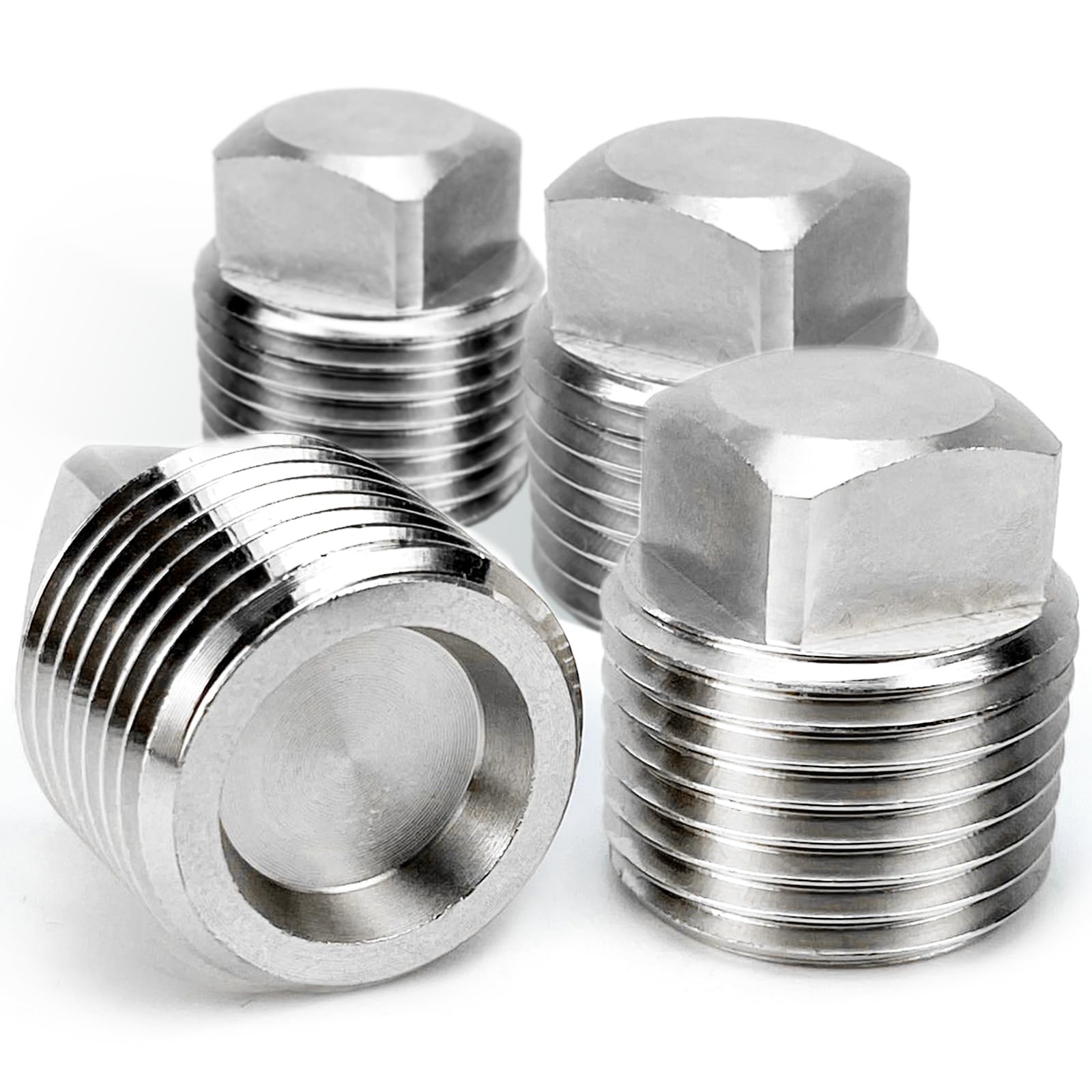316 Stainless Steel Boat Plugs 1/2 inch Npt Boat Drain Plug, 4 Pack Garboard ...