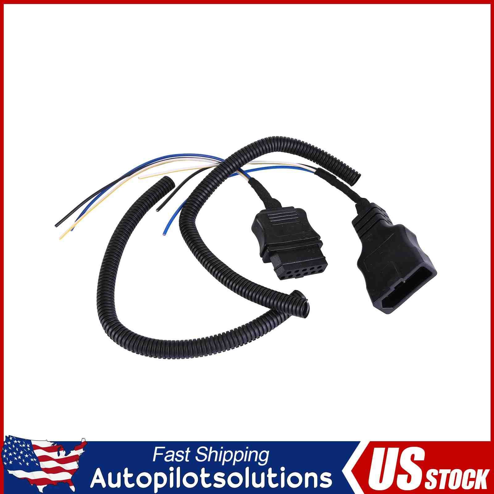 New Control wiring harness Fit For Fisher and Western 3 plug plows US Stock US
