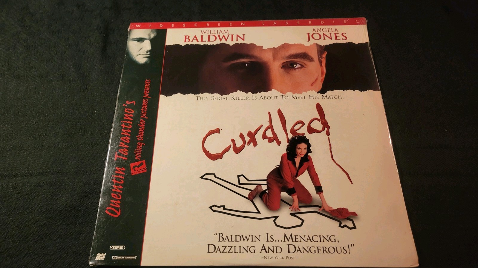 Curdled Rolling Thunder Laserdisc Widescreen New Sealed Very Rare