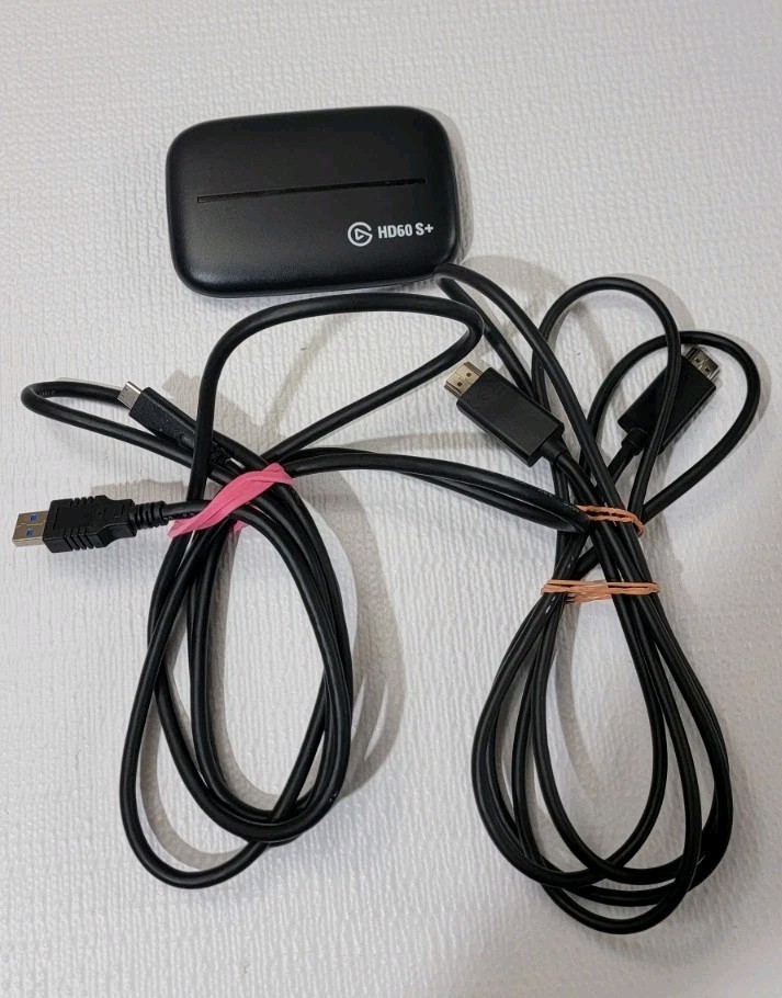 Elgato HD60 S+ Video Capture Card With USB-C Cable And HDMI Cable