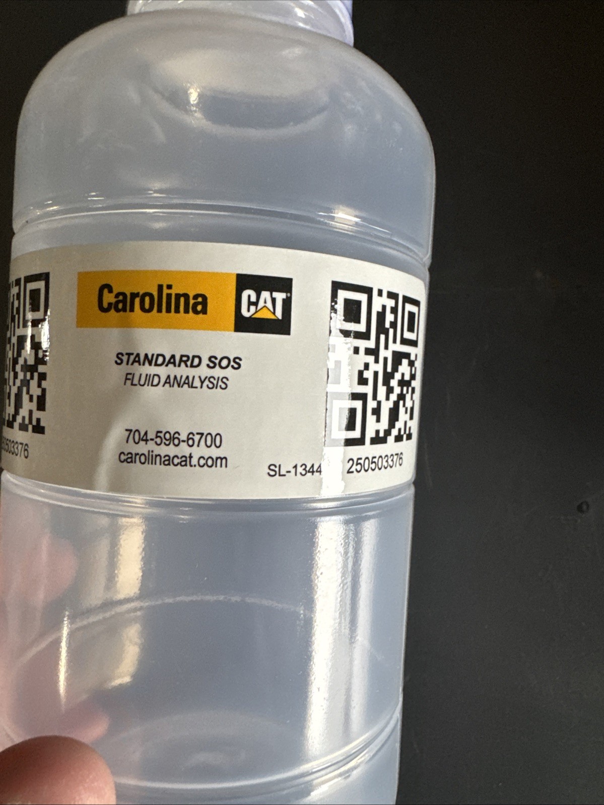 Carolina Caterpillar SOS Fluid Analysis Test Collection 16oz