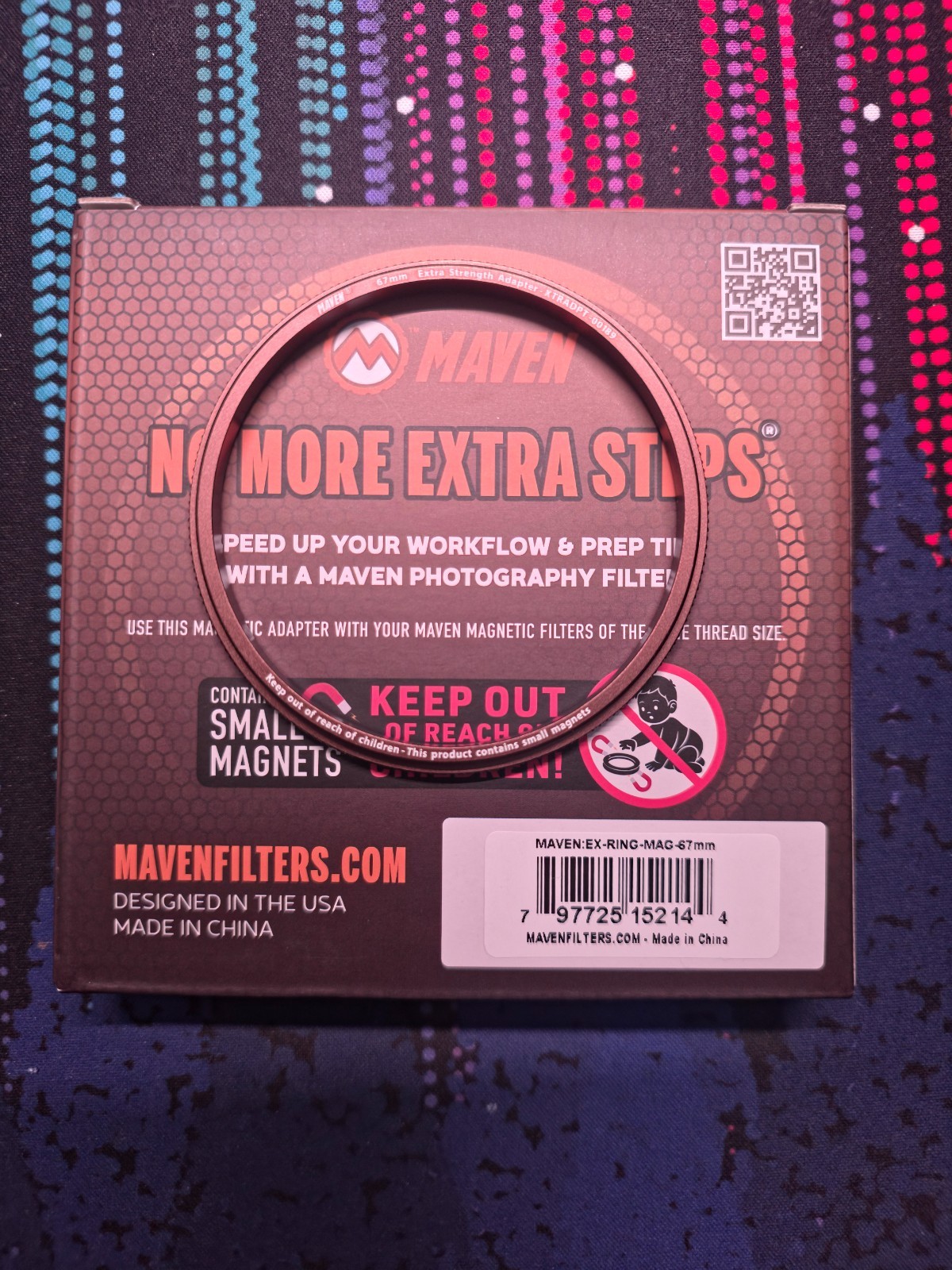 Maven Filters Extra Strength Adapter Ring - Brown- 67mm