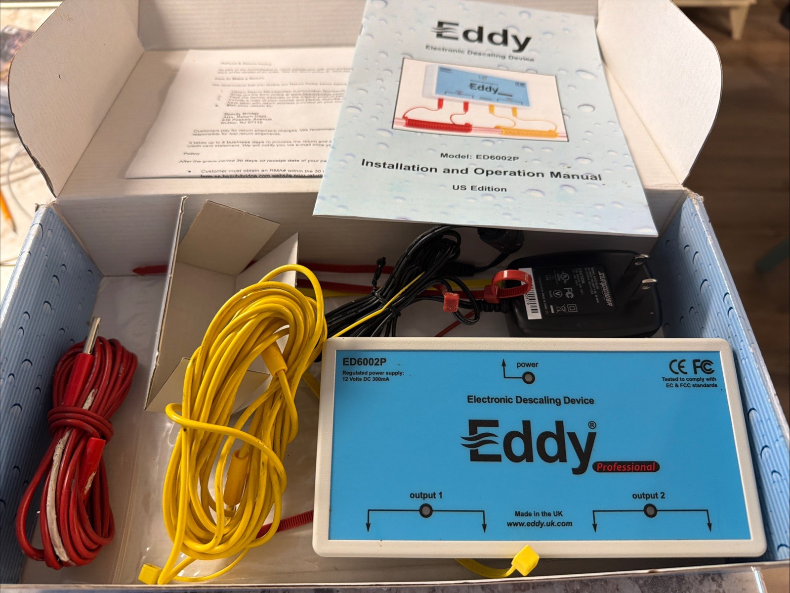 Eddy ED6002P Electronic Water Descaler Softener Alternative