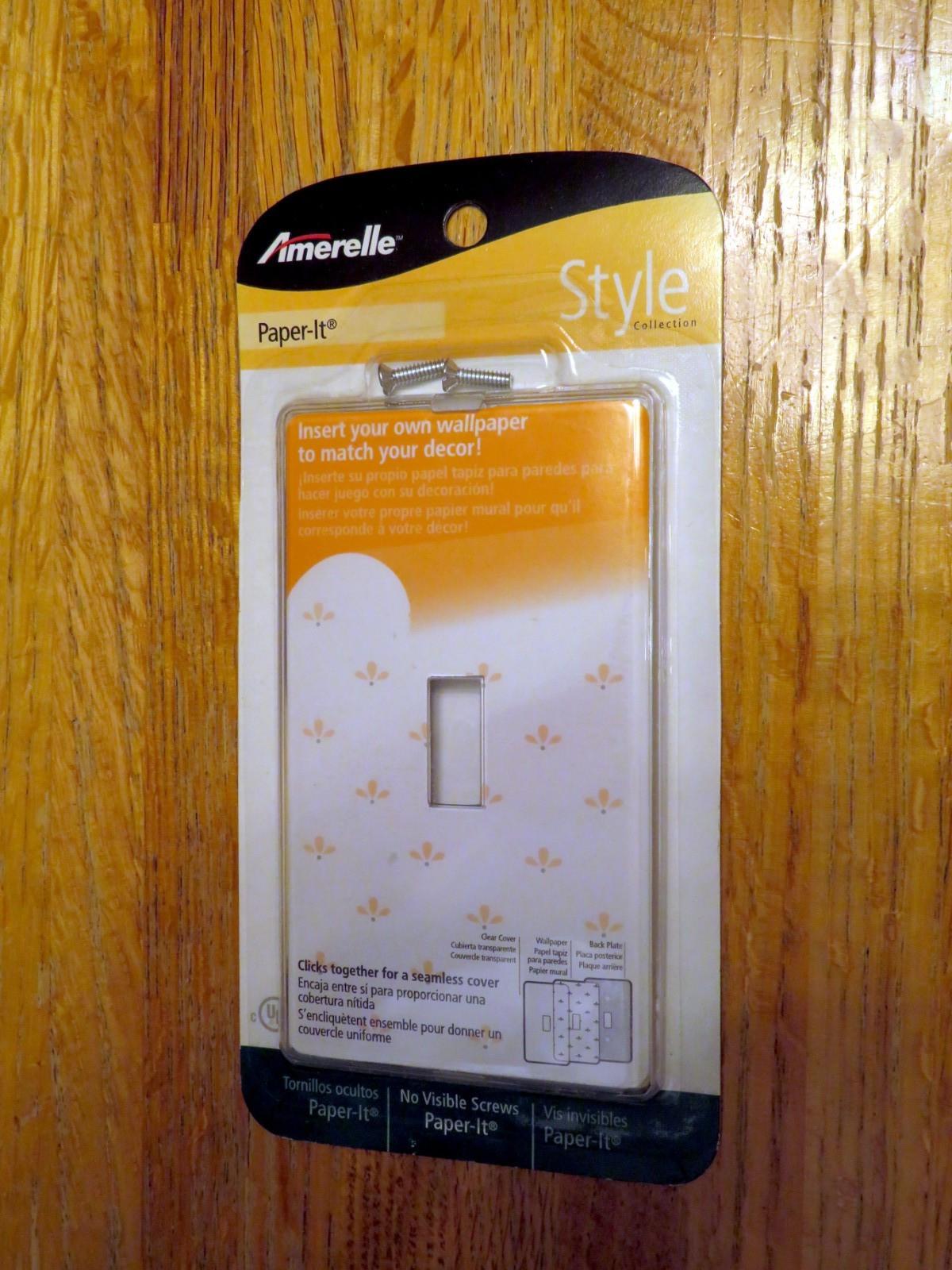 Paper-it Crystal Clear Wall Switch Plate Customize It Wallpaper