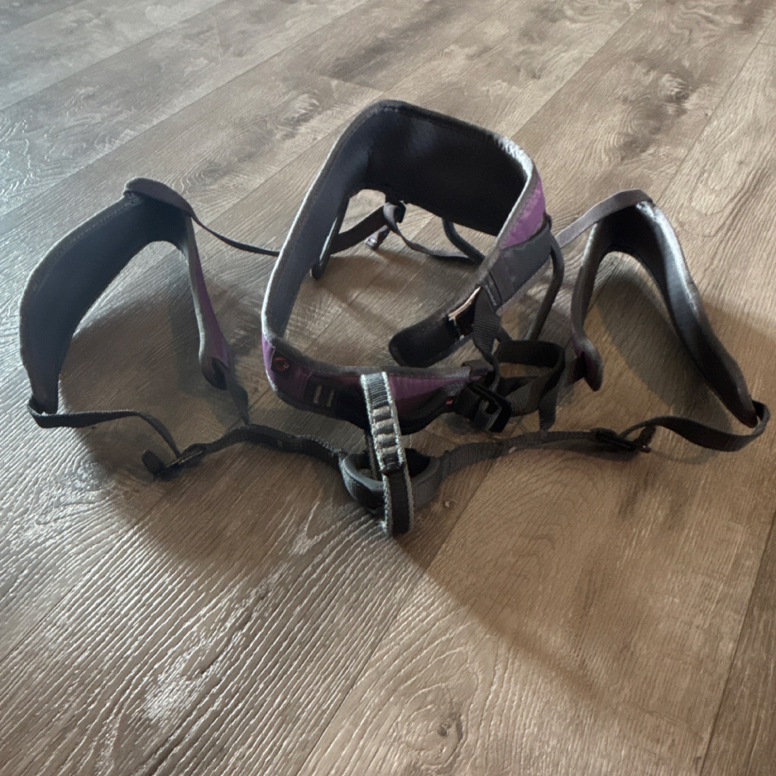 Mammut Ophir 3 Slide Women Climbing Harness S Purple with Mesh Bag