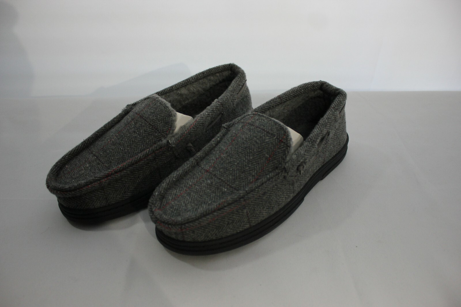 Gold Toe Men's Slippers w/Memory Foam - Grey - Size Small (7) New