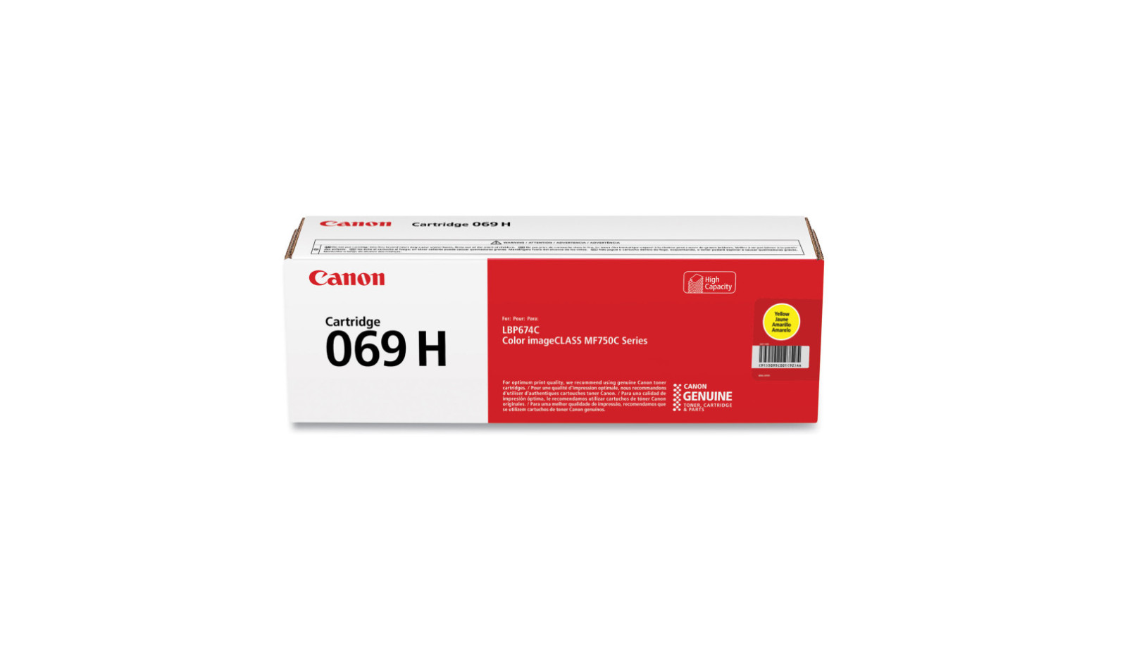 Canon 069H Toner Set (Black, Cyan, Magenta, Yellow) – High Yield