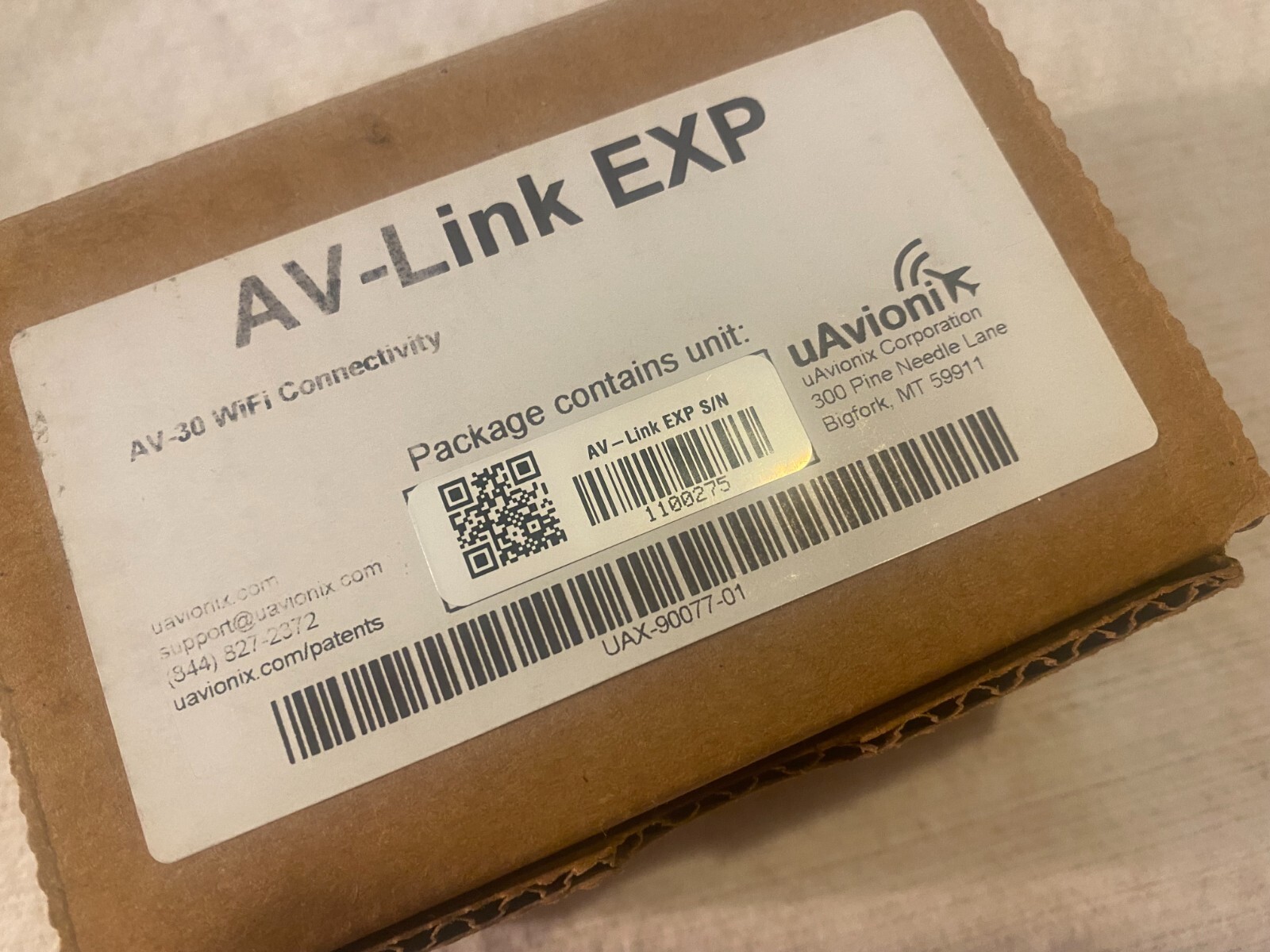 BNIB, UAVIONIX AV-LINK FOR the AV-30E Panel Display