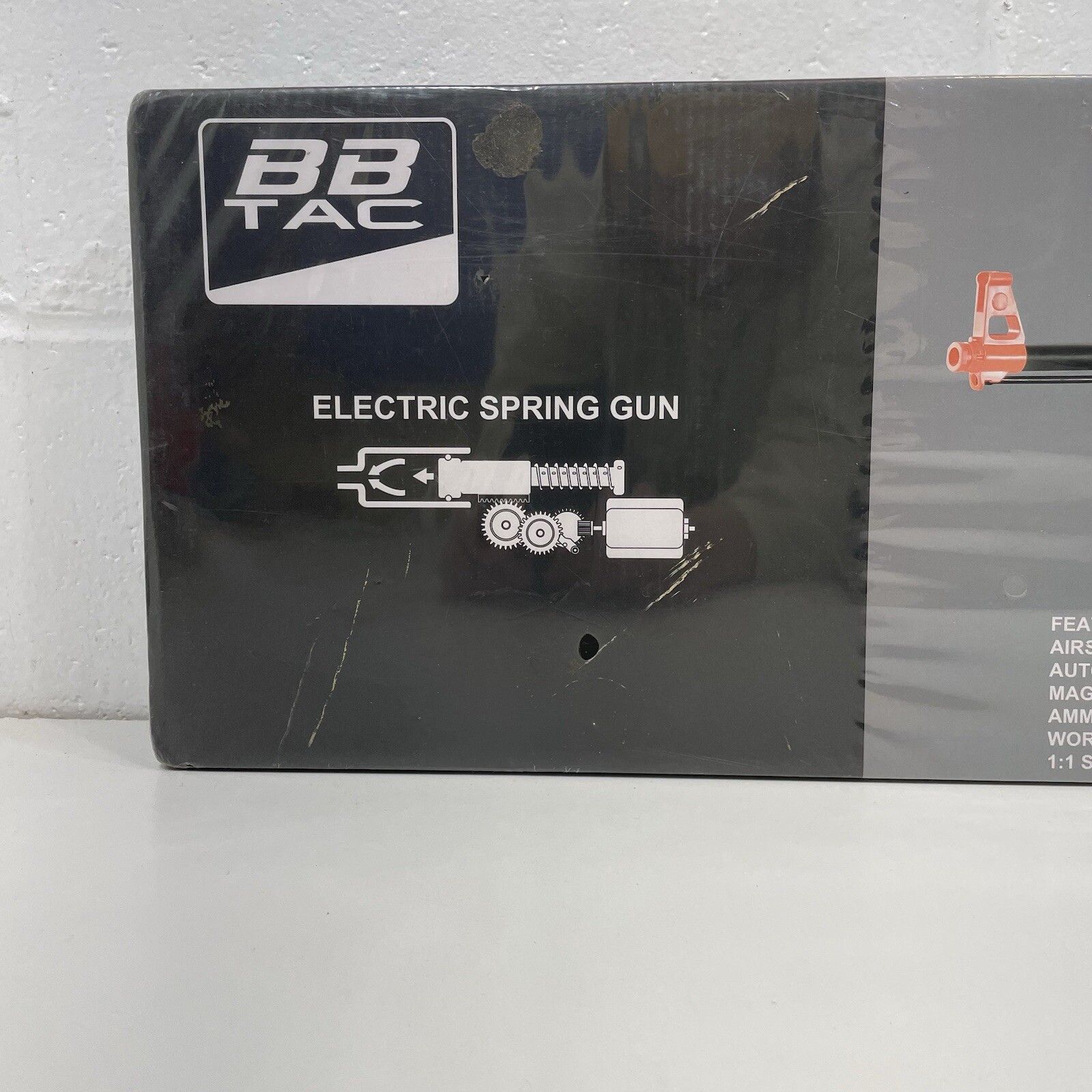 Airsoft Electric Spring Gun Automatic Single Shot 1:1 Scale Sealed BB Tac