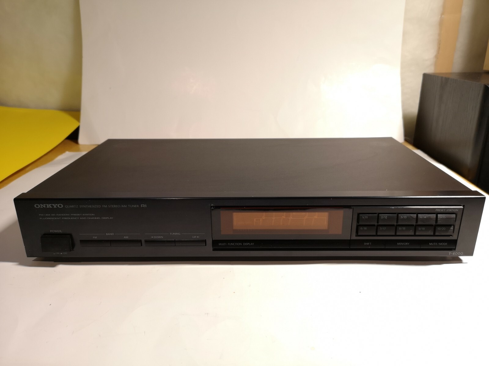 Onkyo T-4000 Home Quartz Synthesized AM/FM Stereo Tuner
