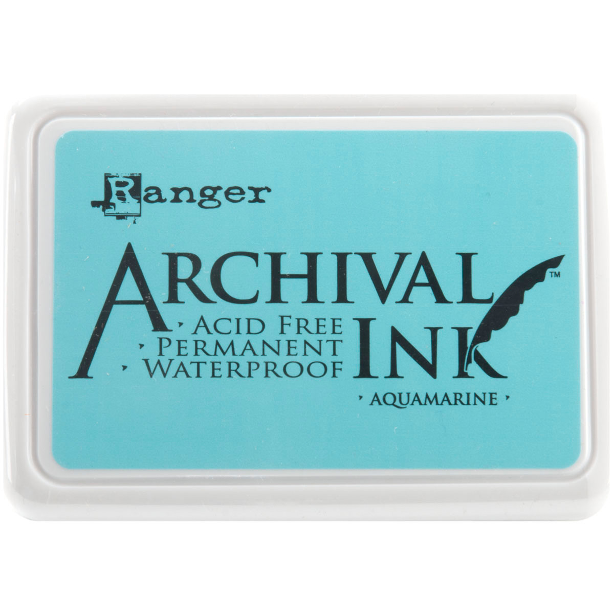 Aquamarine Archival Ink Pad RANGER AIP-30577 INK PAD 2-3/4x4 inch NEW
