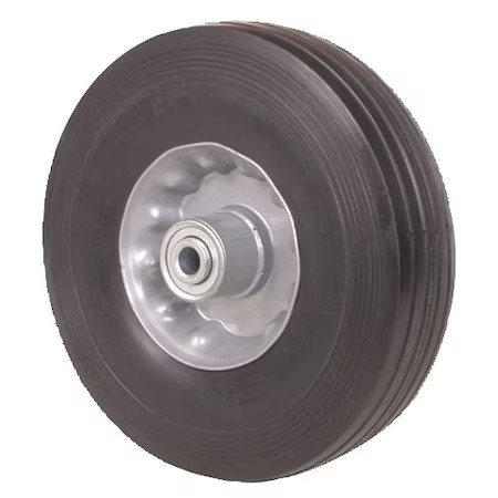 Solid Rubber Wheel, 6 In., 200 Lb., 1Nwy3
