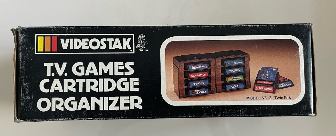VINTAGE *NEW* Videostak 8-Video Game Holder-Atari/Intellivision/Coleco