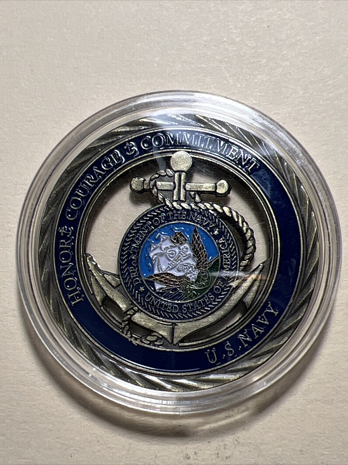 Challenge Medal US commemorative medal to commemorate - US Navy