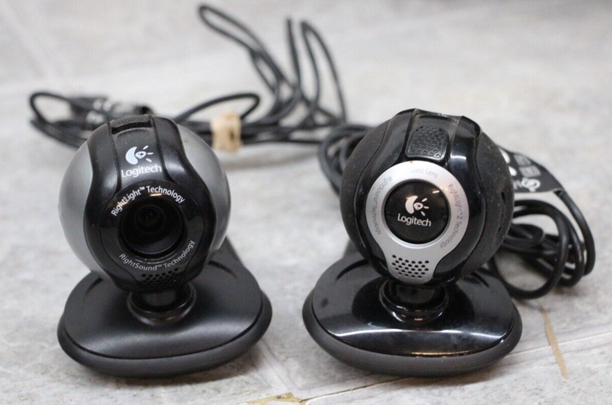Logitech Right Light & Right Light 2 USB Webcam 2 Pc