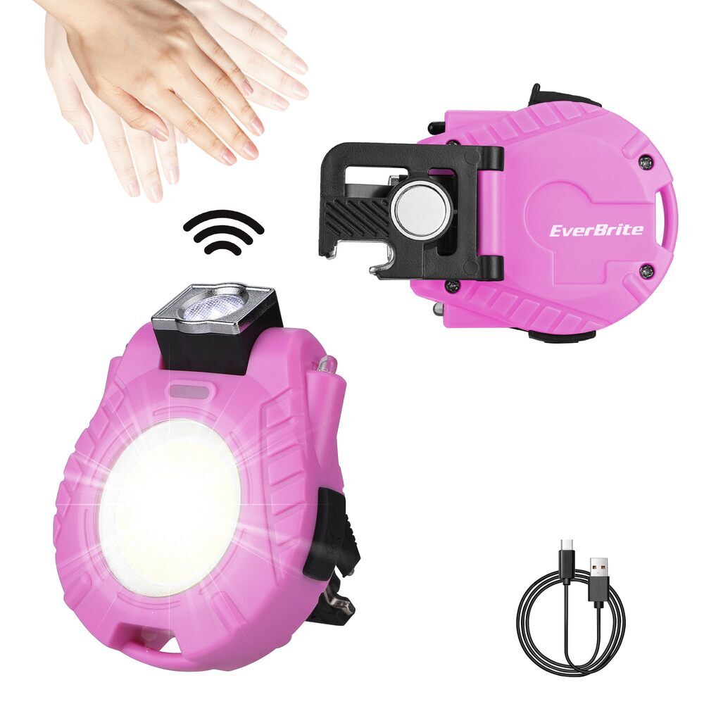 EverBrite 500LM Rechargeable COB Keychain Work Light Multifunctional Flashlights