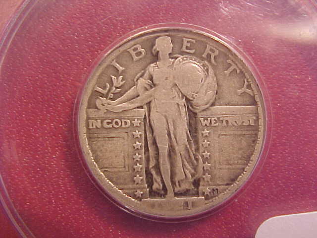 1921 STANDING LIBERTY QUARTER - ANACS VG 10 - SEE PICS! - (G887)