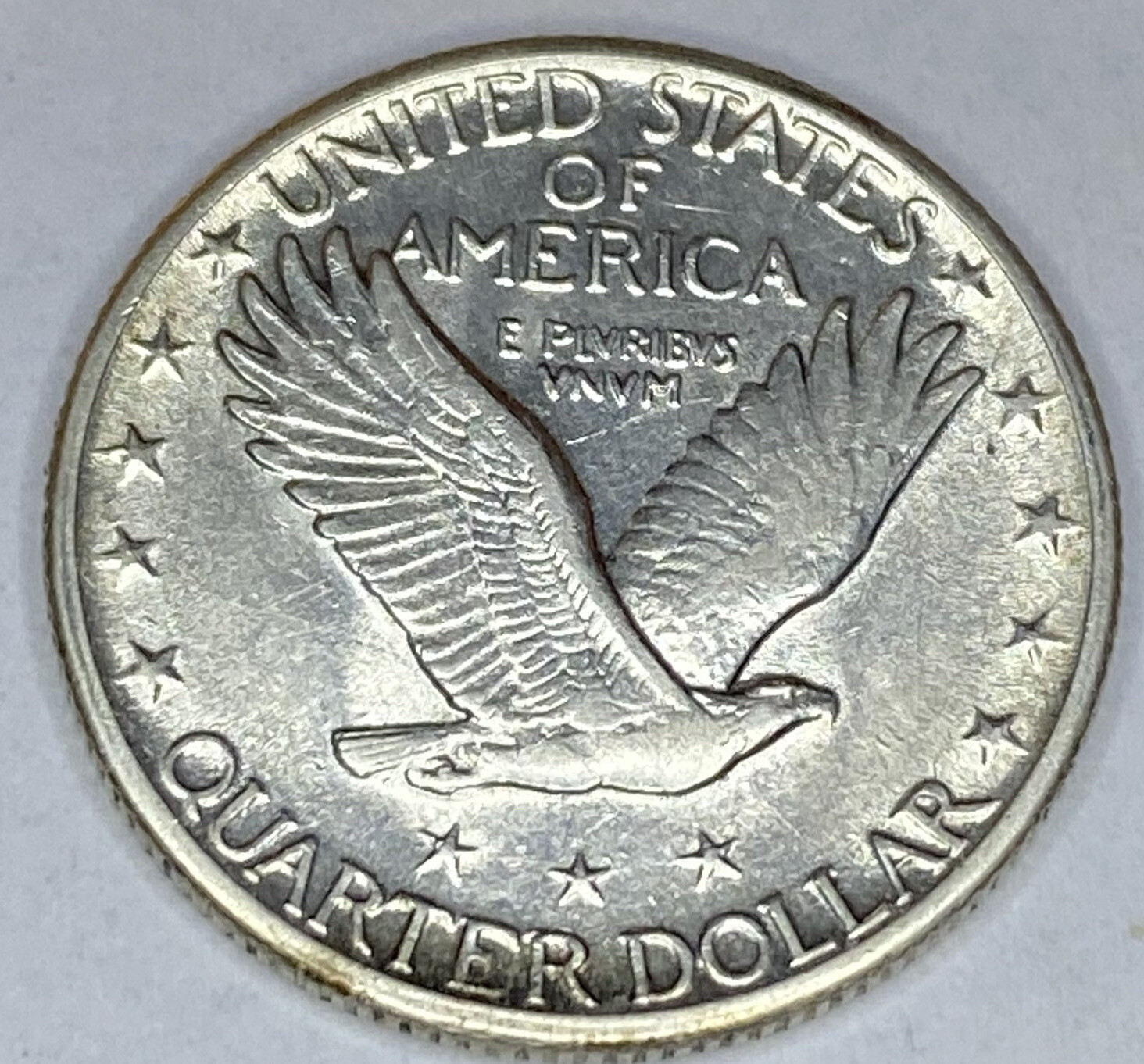 1929 Standing Liberty Quarter looks to be au you grade