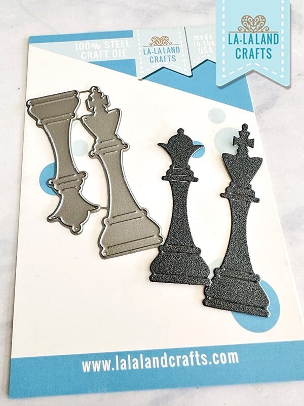 CHESS DIE-La-La Land Crafts-Marci & Luka Stamps-Steel/Wafer Dies-Wonderland