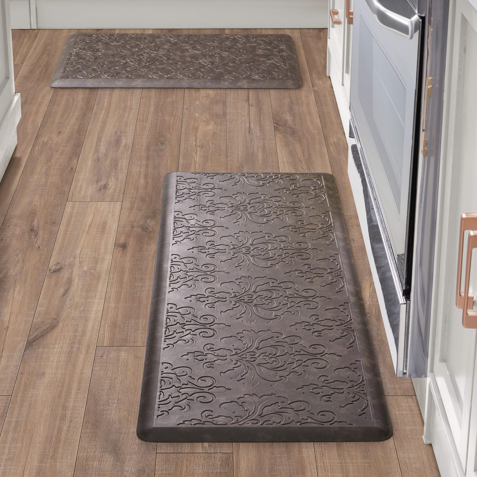 Chef Gear - Anti-Fatigue Gelness Kitchen Mat - Marni Design - Cushioned Comfo...