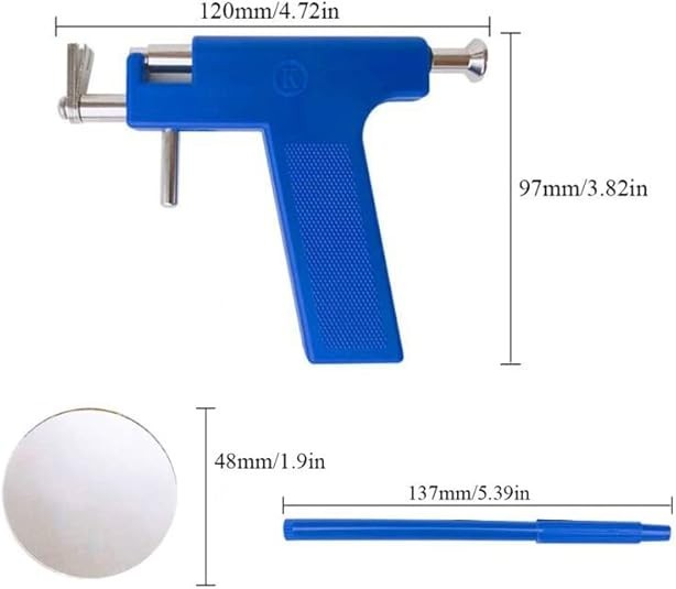 Ear Piercing Gun Tool Professional Ear Body Pierce Piercing Gun Reusable Tools