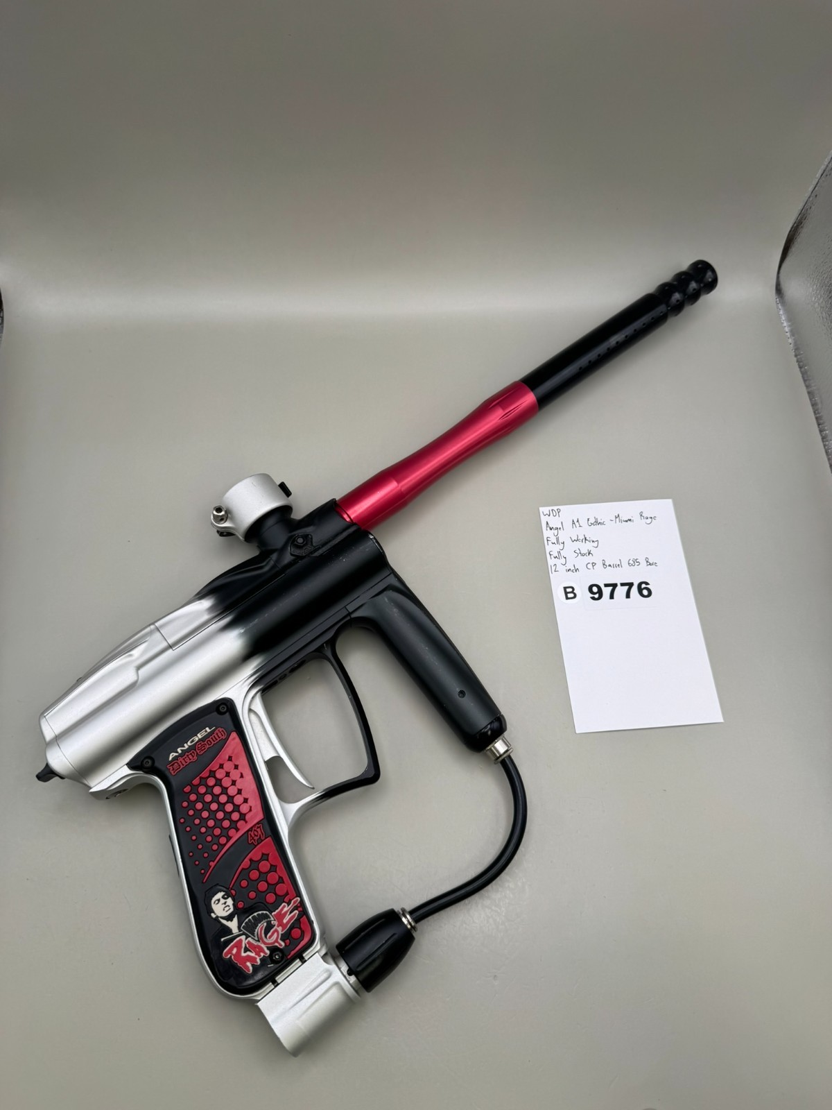 WDP Angel A1 Gothic - Miami Rage - Paintball Marker Fully Working