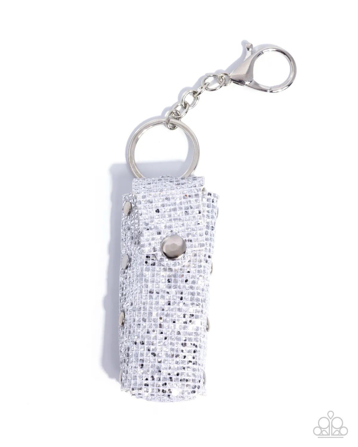 Disco Delight - Silver Bag Charm.