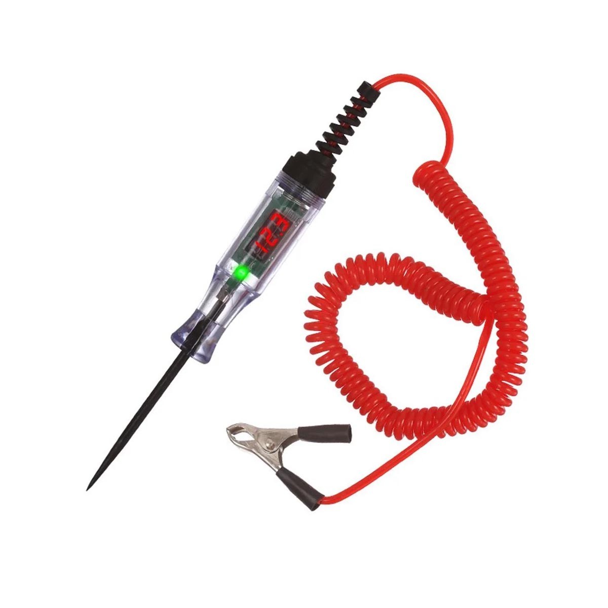 2Pcs DC 6V-24V voltmeter probes for car maintenance and electrical diagnostics