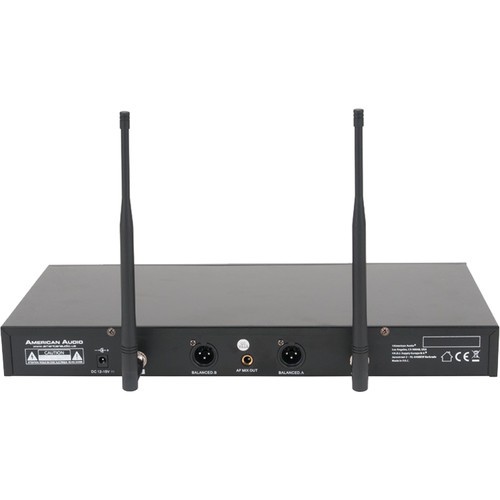 American Audio WM-219 Two-Channel UHF Wireless Handheld Microphone System