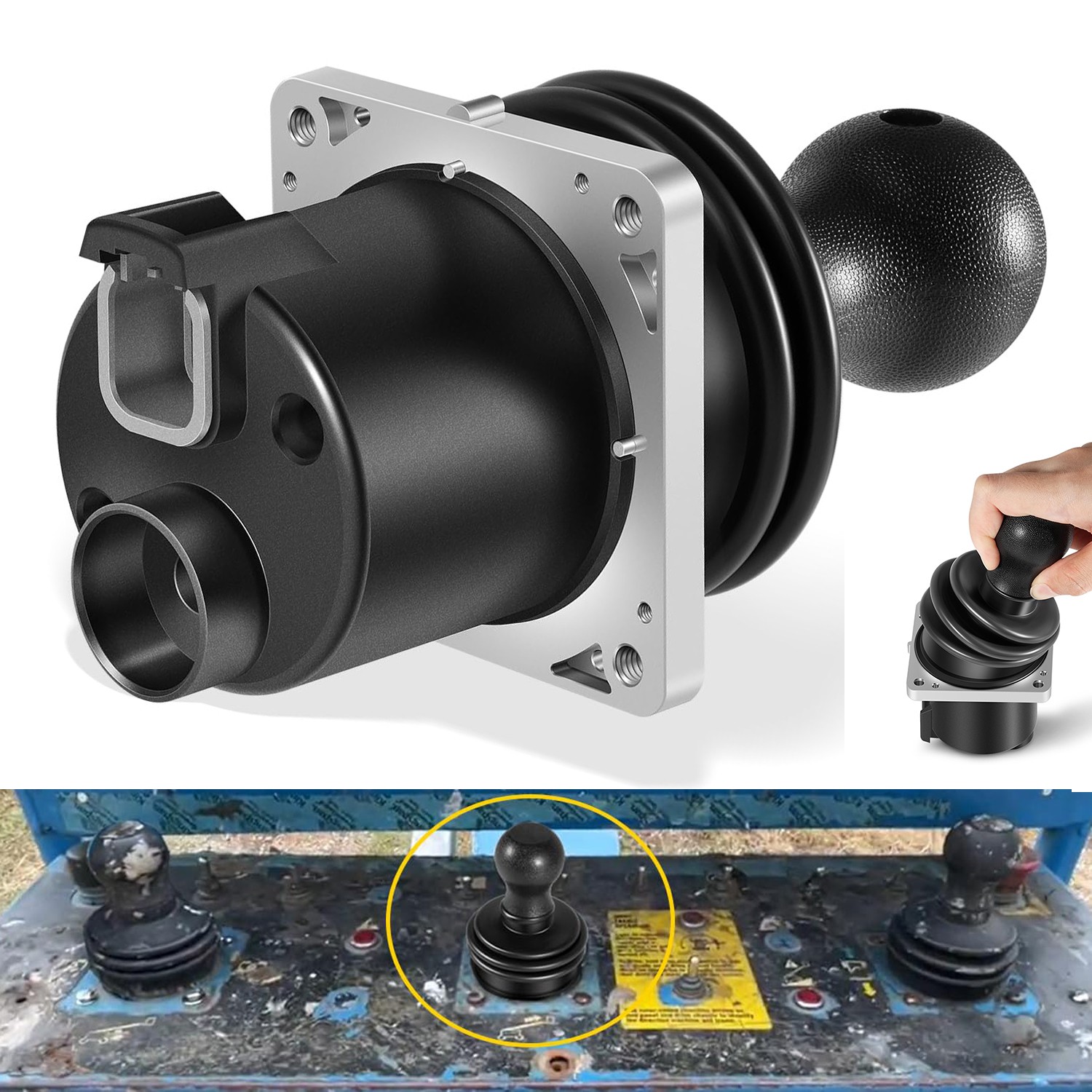 101175GT 101175 Single Axis Ball Handle Joystick Controller for Genie Booms Lift