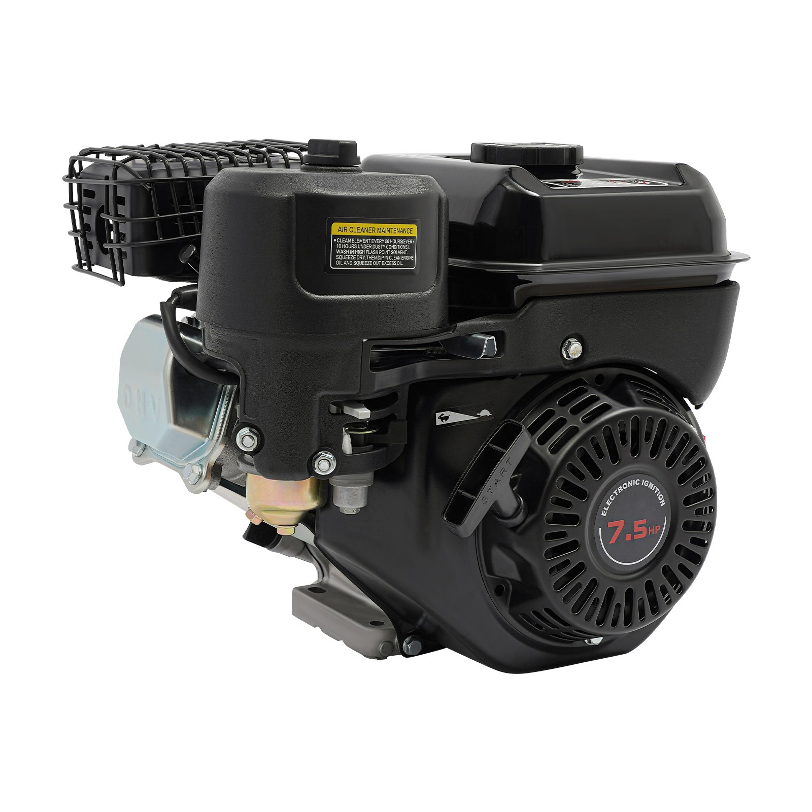 212cc 7.5HP 4-Stroke Gasoline Engine Steel Start Engine W/ Pull Start