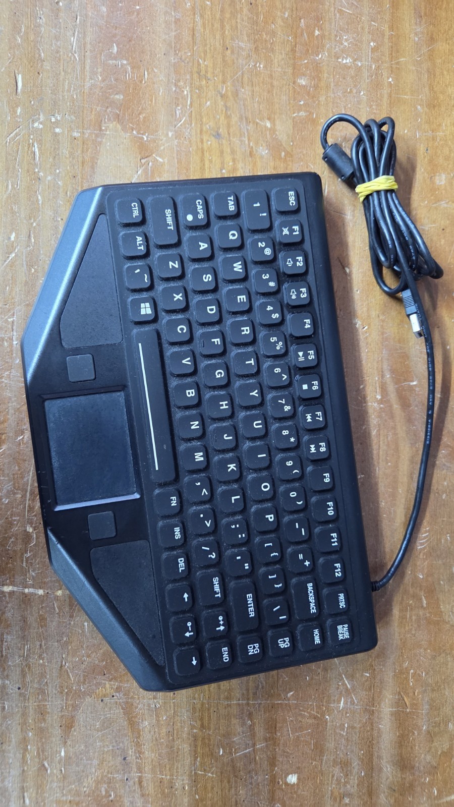 TG3 KBA-BLTXR-USNNR-US Rugged Backlit USB Touch Pad Keyboard Car Auto