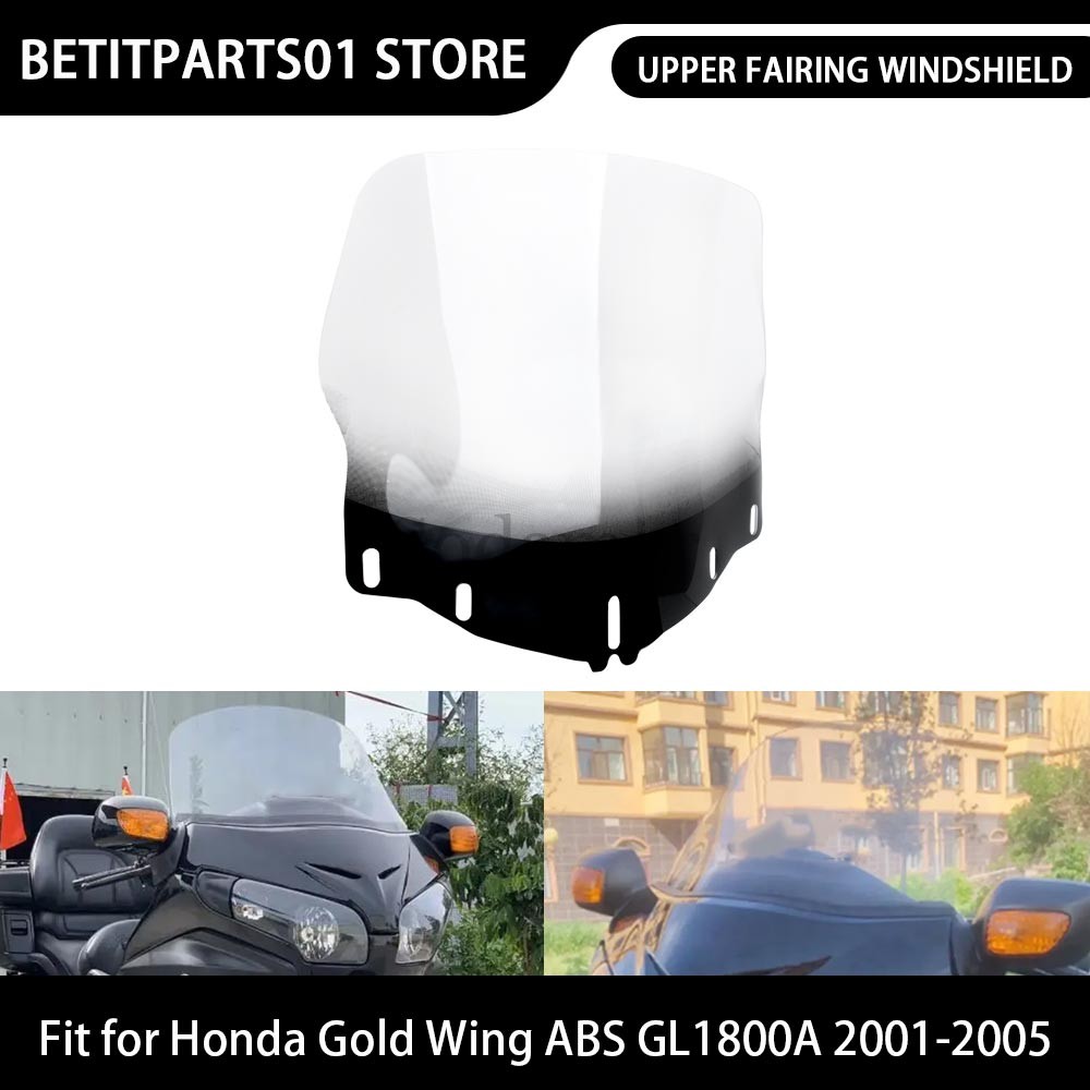 Clear Windscreen Windshield Protector Fits for Honda Gold Wing GL1800 2001-2005