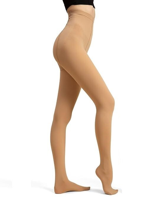 Ms.Myland Women SHeer Opaque 480D Tights Soft Nylon Beige One Size
