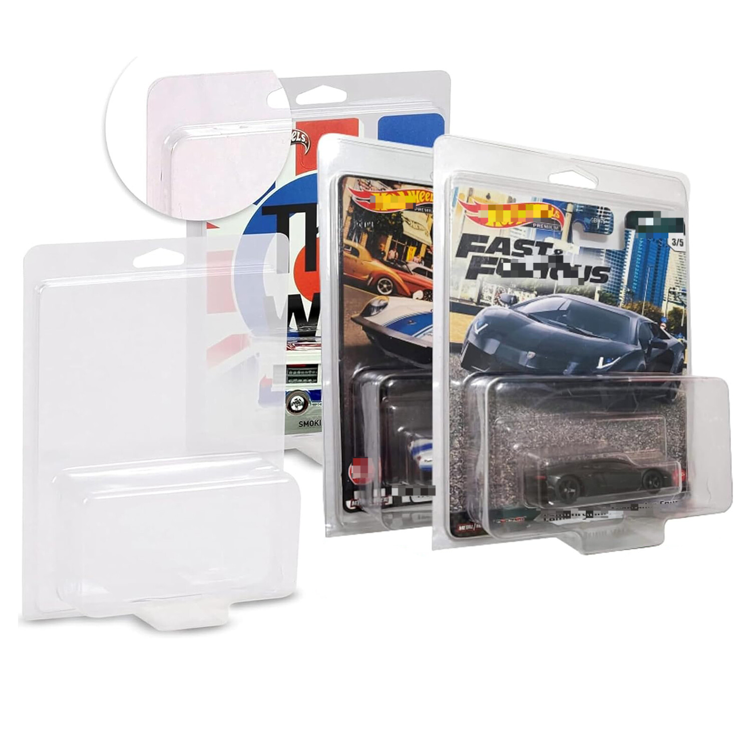 20Pack Protector Cases Display For Rocket Hardware Hot Wheels Car Culture 1/64th