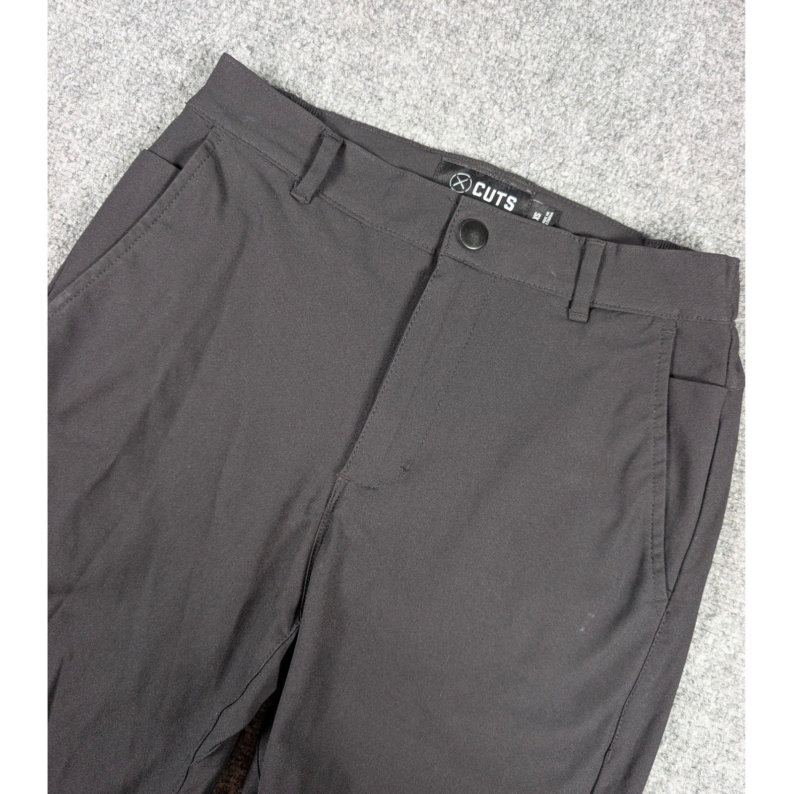 Cuts AO Joggers Mens XS Black MB10057V Casual Stretch Pants
