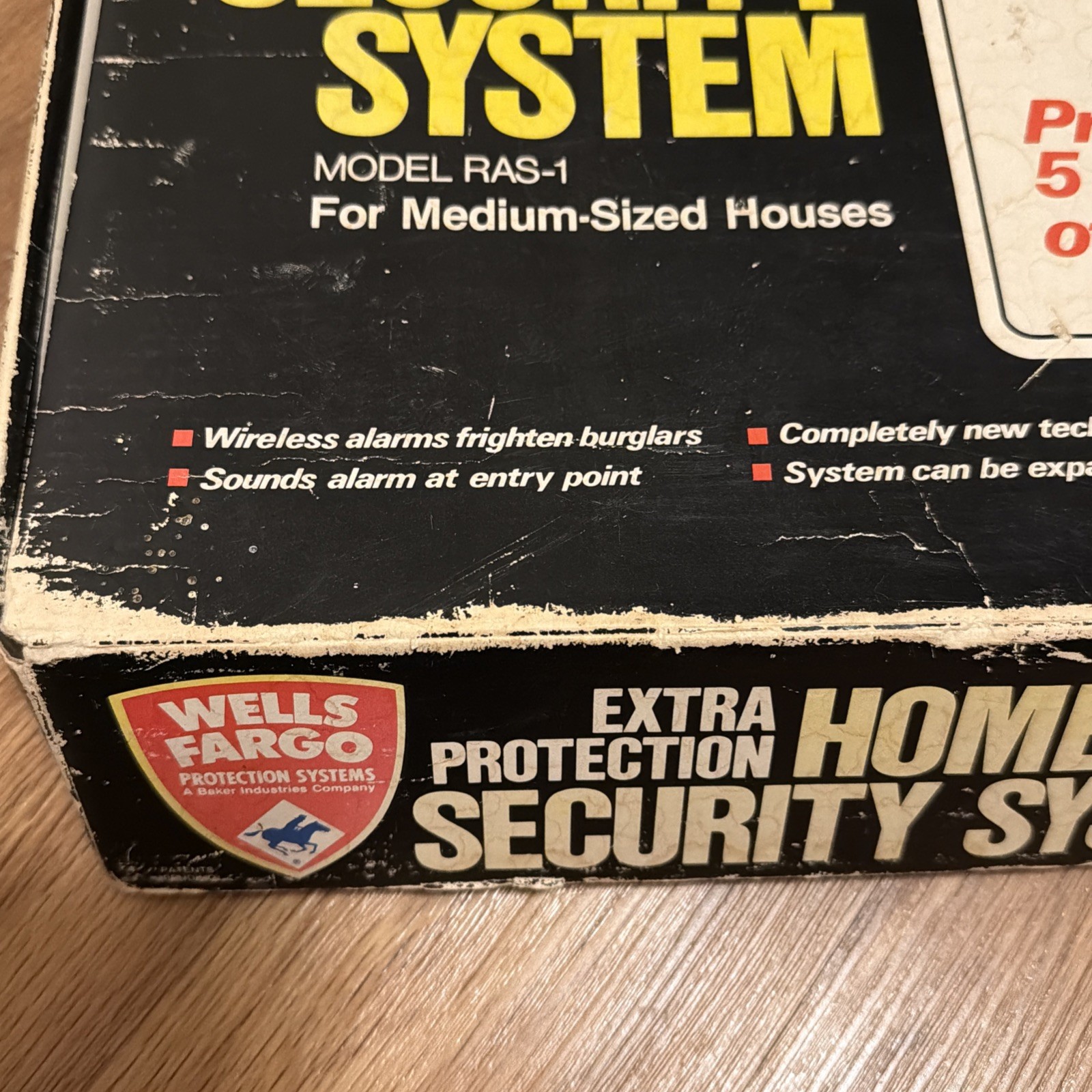 Vintage Never Installed Wells Fargo Security System Model RAS-1 Medium Size Home