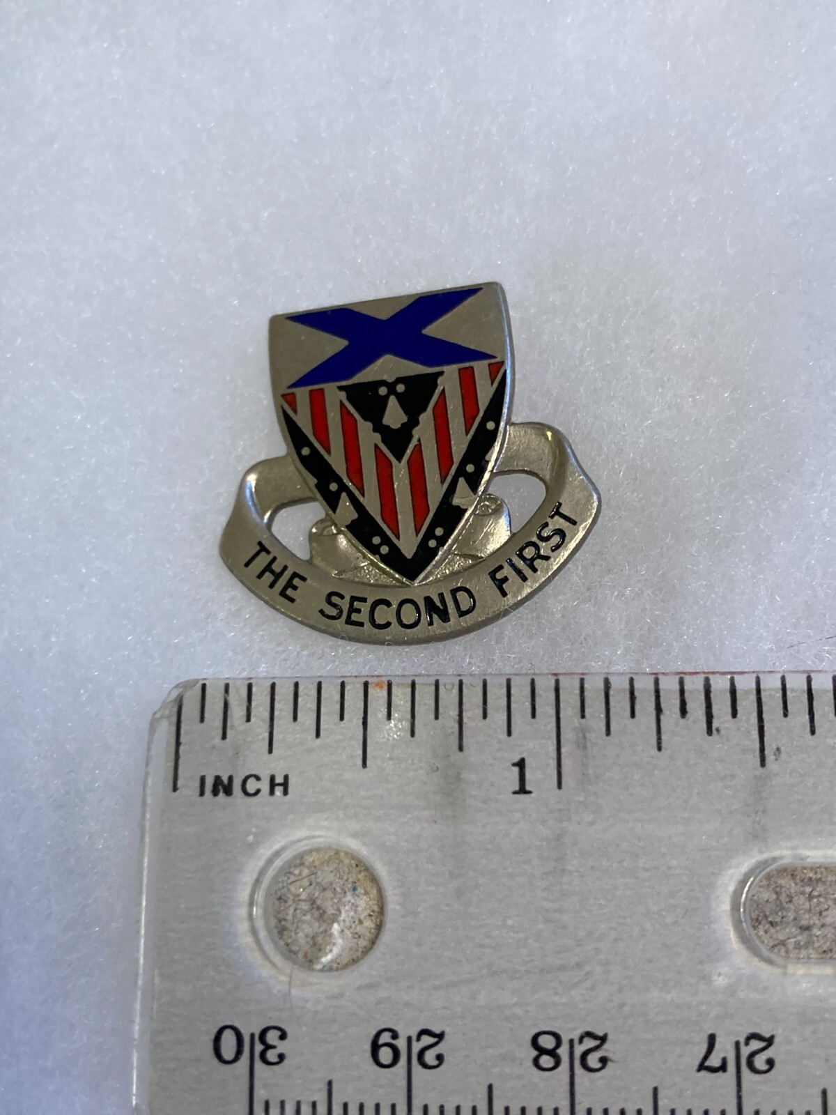 Authentic US Army 2nd Field Artillery Regiment DI DUI Unit Crest Insignia 3H