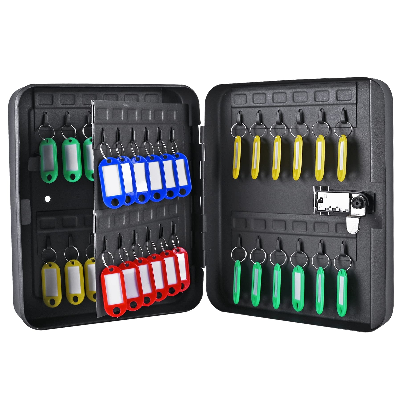 Caja fuerte con cerradura para guardar llaves, organizador, soporte de pared