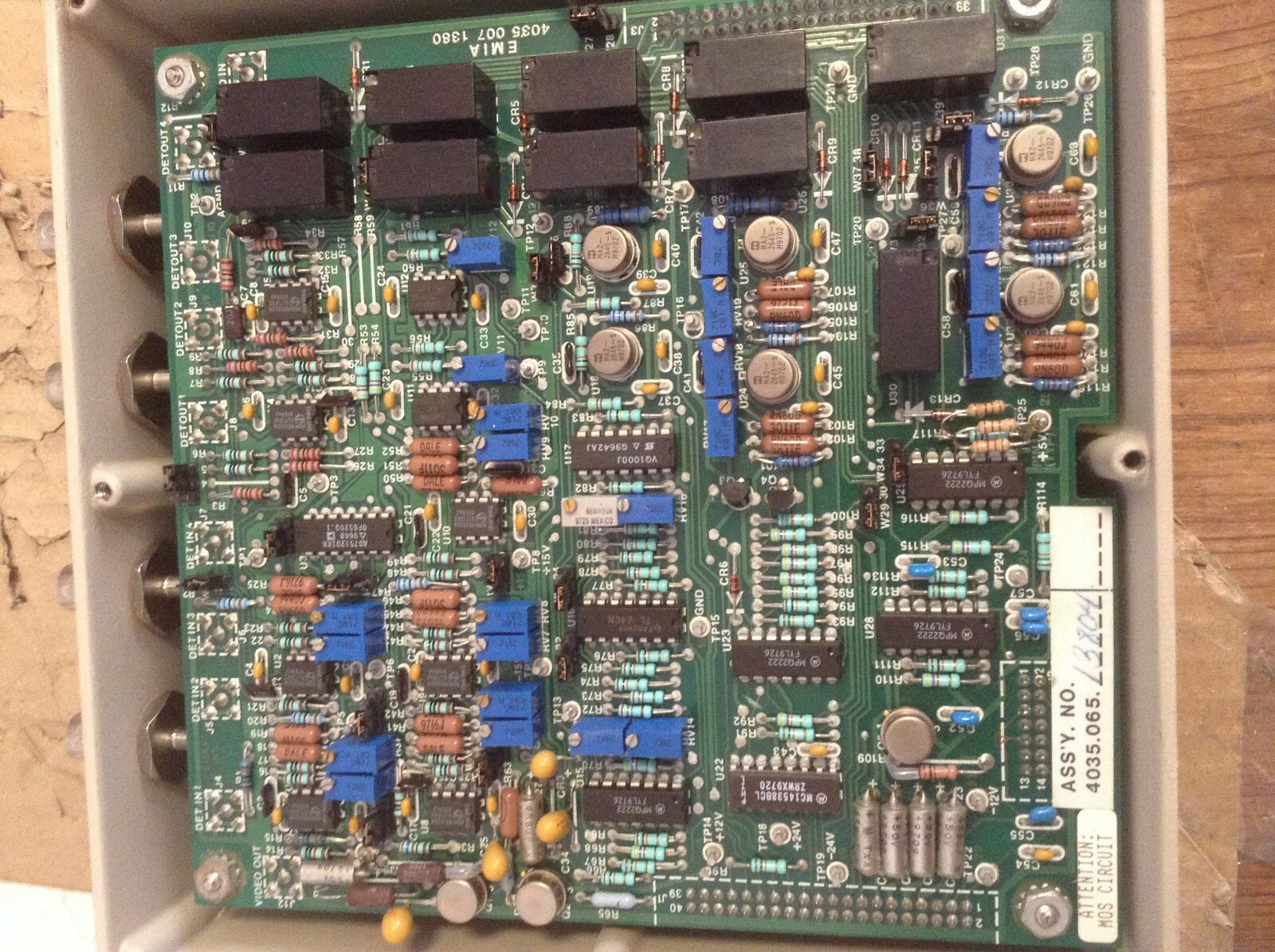 EDAX EDSG Analyzer Board assy. 4035.065.13804