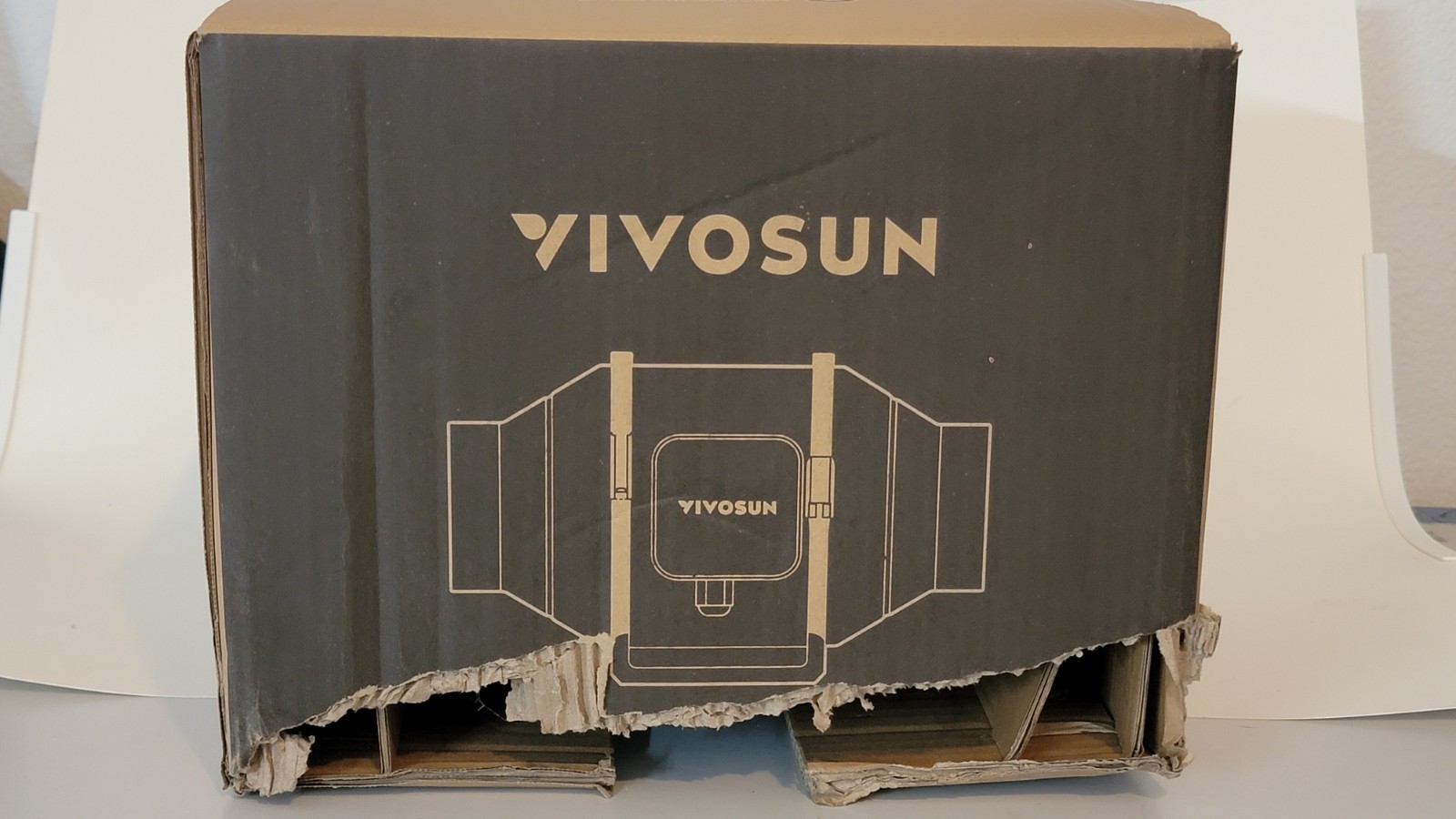 VIVOSUN 6 in. 390 CFM Inline Duct Fan with Variable Speed Controller