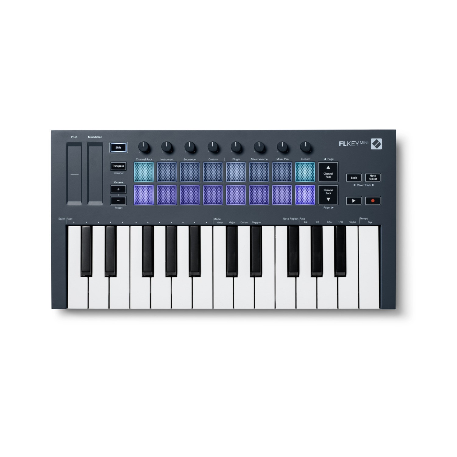 Novation FLkey Mini 25-Key MIDI Keyboard Controller for FL Studio Bundle