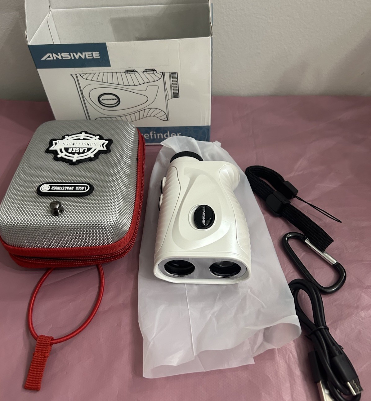 Original Fading Wave Mini Design: Precision Golf Rangefinder Laser Range Finder