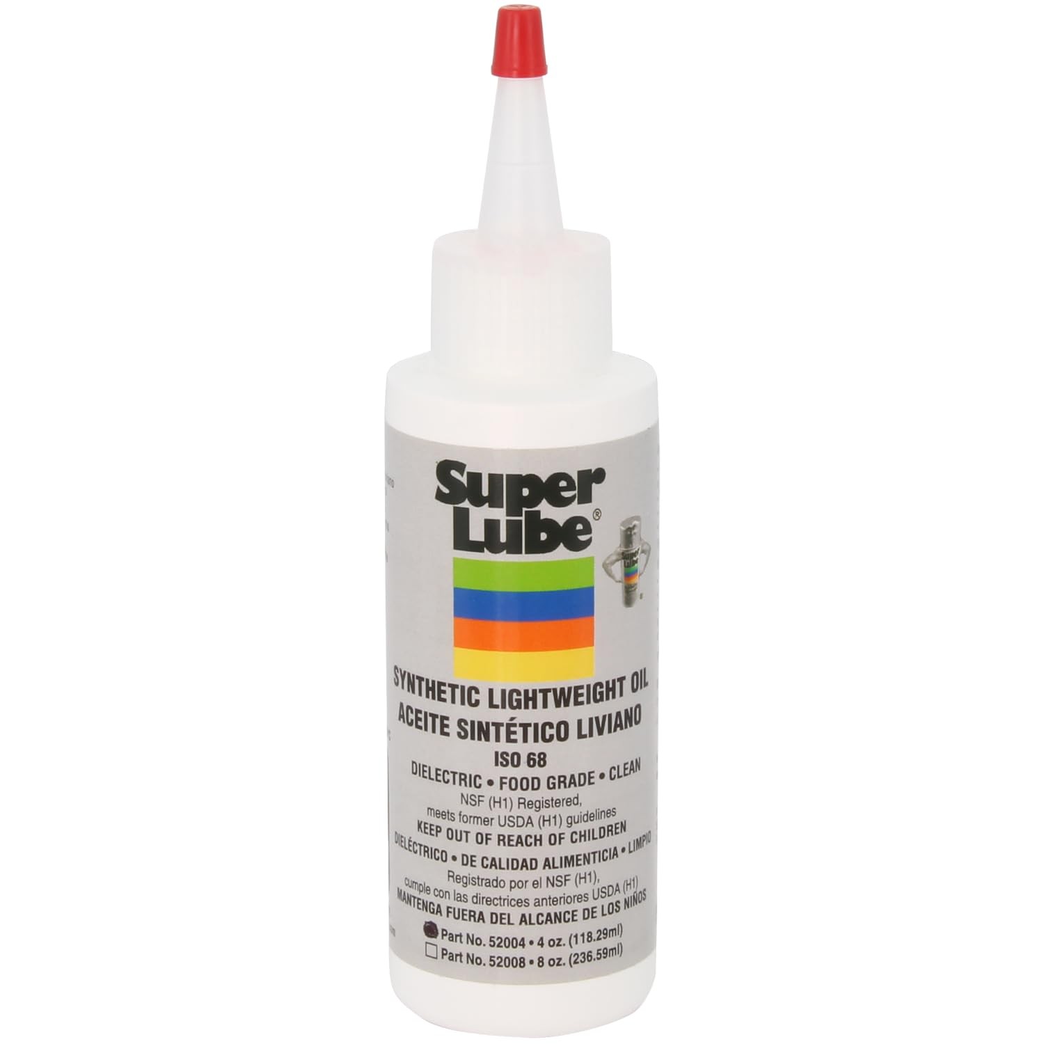 Super Lube 52004 Synthetic Oil Without PTFE, 4 oz Bottle