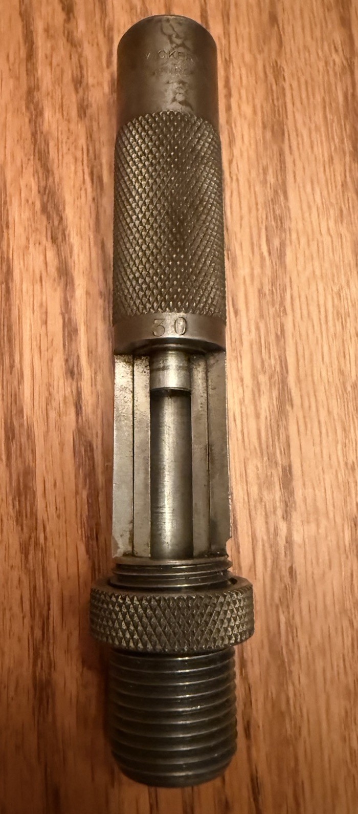 Vickerman Bullet Seater Size 30 Cal Bullet Reloading Die #A03