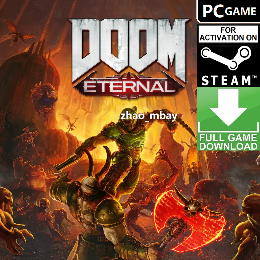 DOOM Eternal PC Steam Key GLOBAL FAST SENT! FPS RPG ACTION Demon Slaying