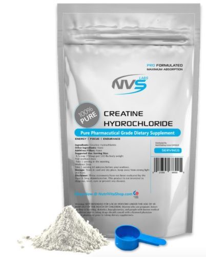 2X 250g (500g 1.1lb) CREATINE HYDROCHLORIDE (HCL) USP GRADE