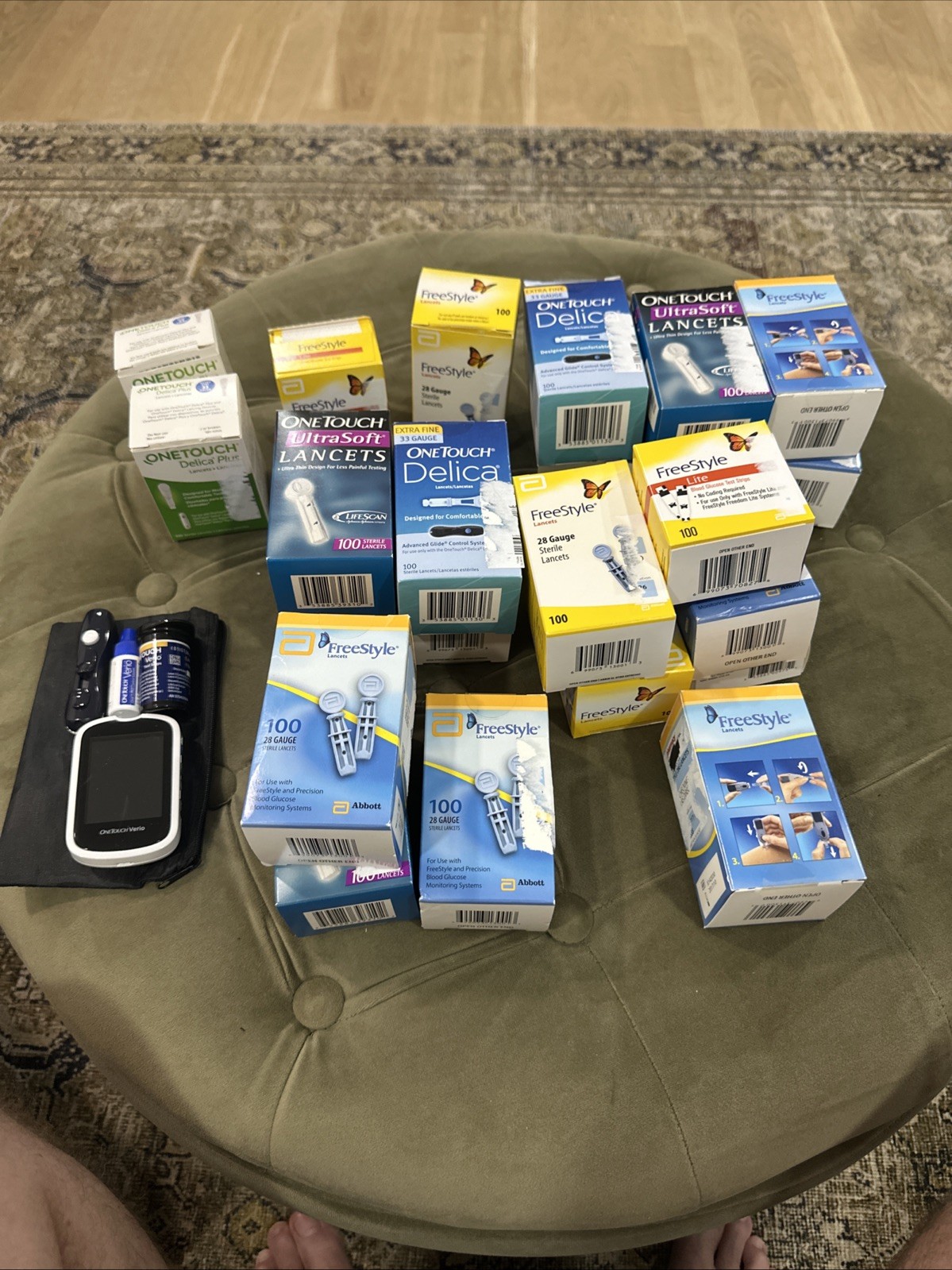 OneTouch Delica Plus- 1500 Or More Lancets And One Touch Verio Tester