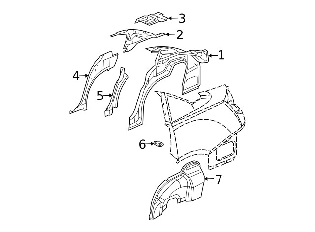 Genuine GM Upper Panel 22686668
